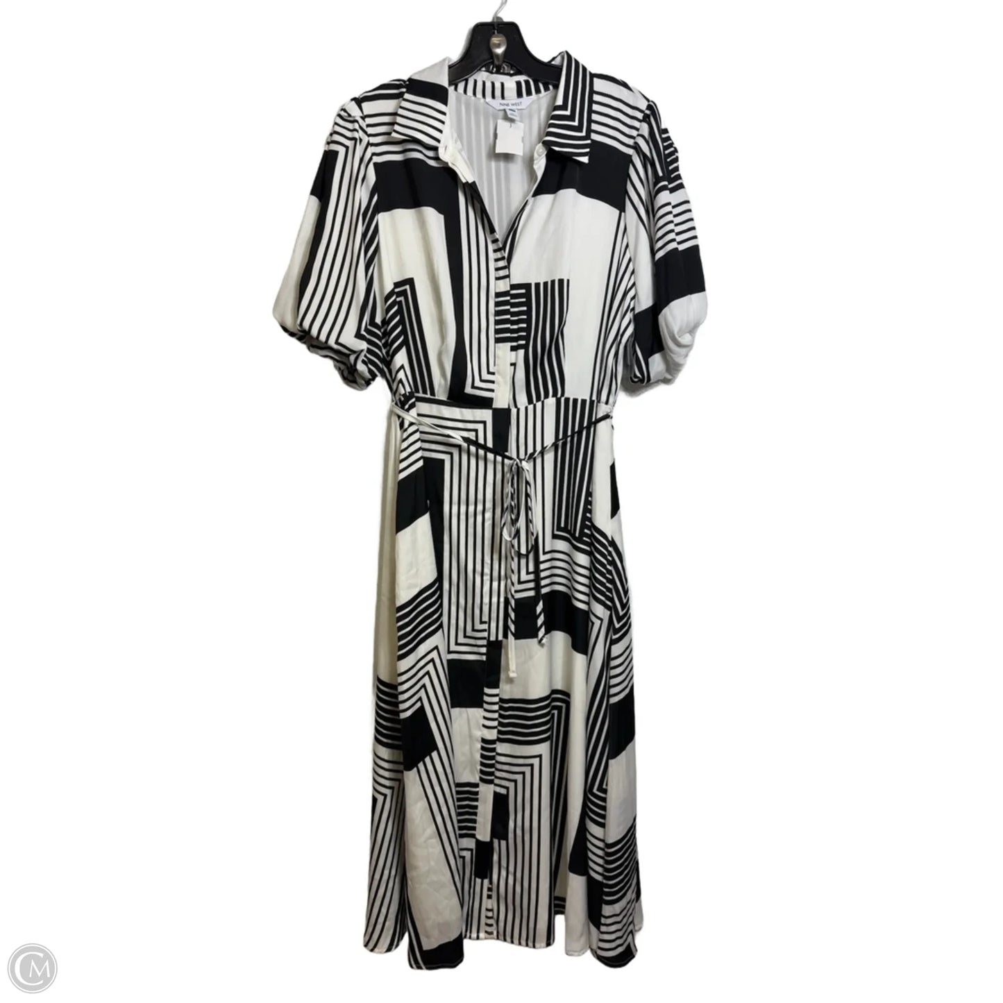 Dress Work By Nine West In Striped Pattern, Size: L