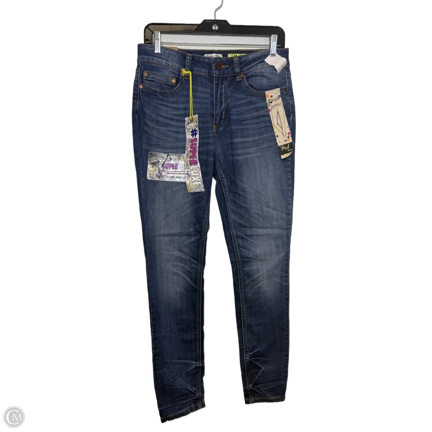 Jeans Skinny By Indigo Rein In Blue Denim, Size: 11