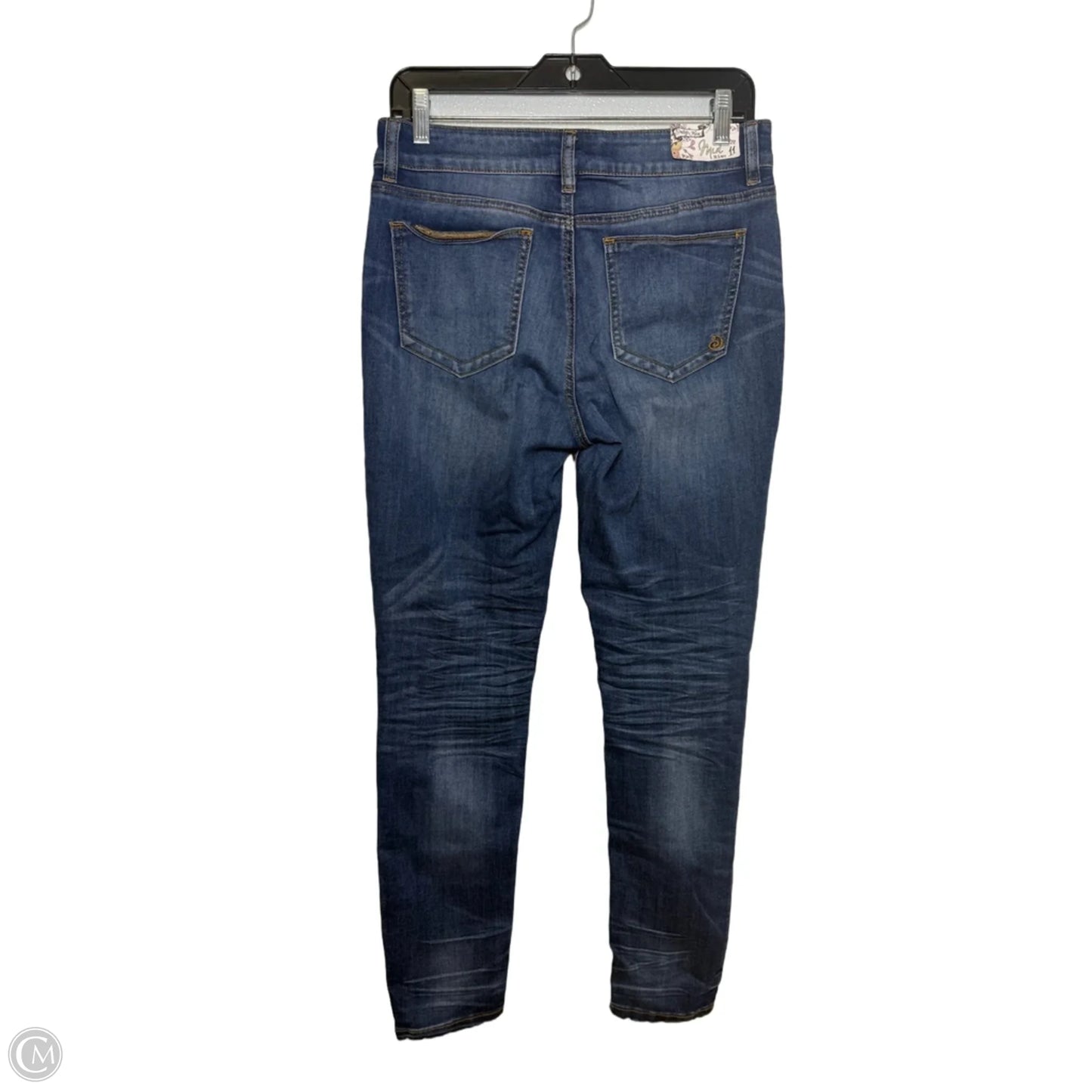 Jeans Skinny By Indigo Rein In Blue Denim, Size: 11