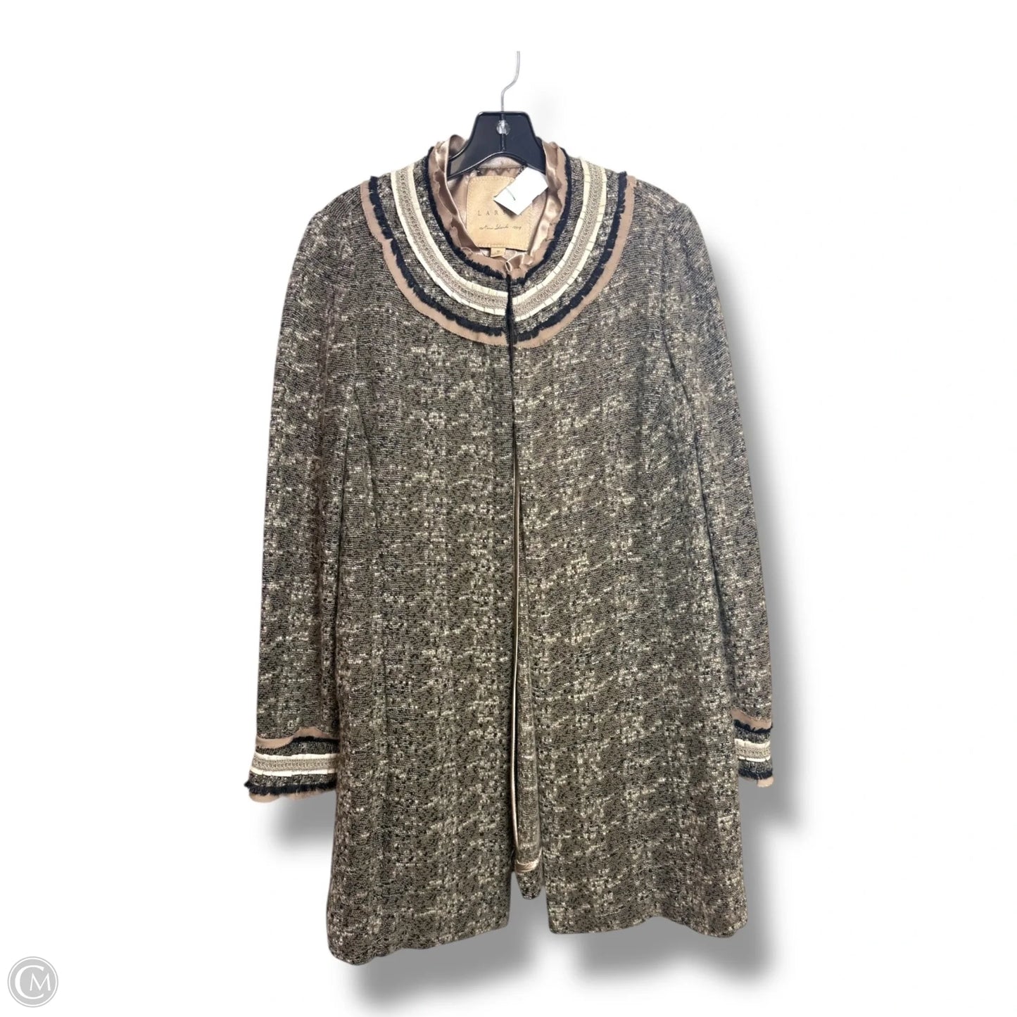 Sweater Cardigan By Clothes Mentor In Multi-colored, Size: 10