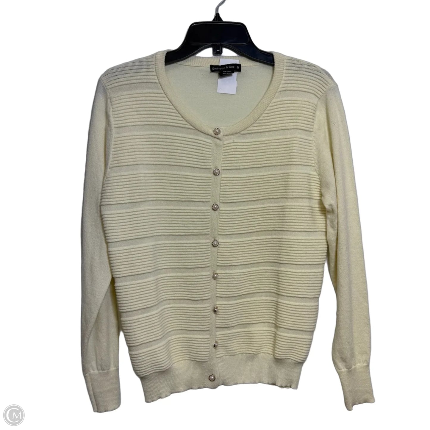 Sweater By Clothes Mentor In Yellow, Size: M