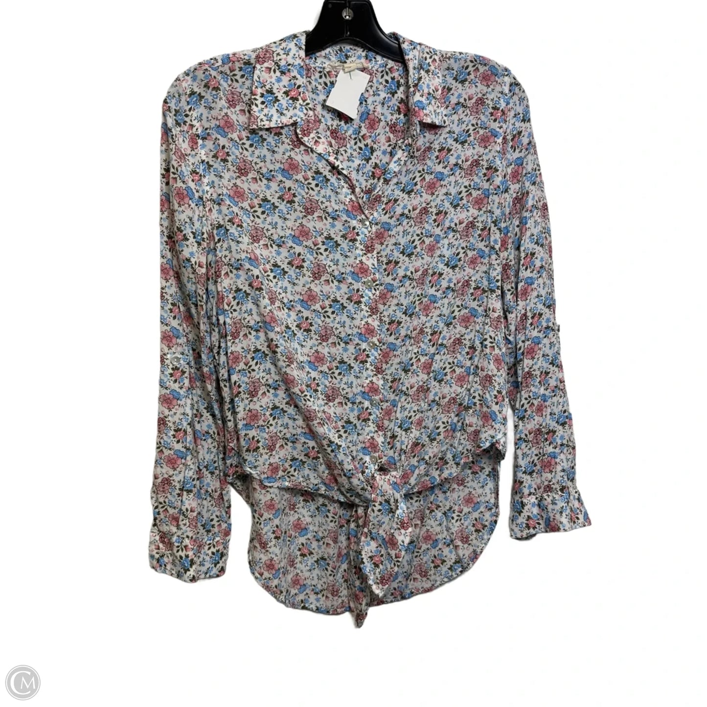 Top 3/4 Sleeve By Jane And Delancey In Floral Print, Size: S