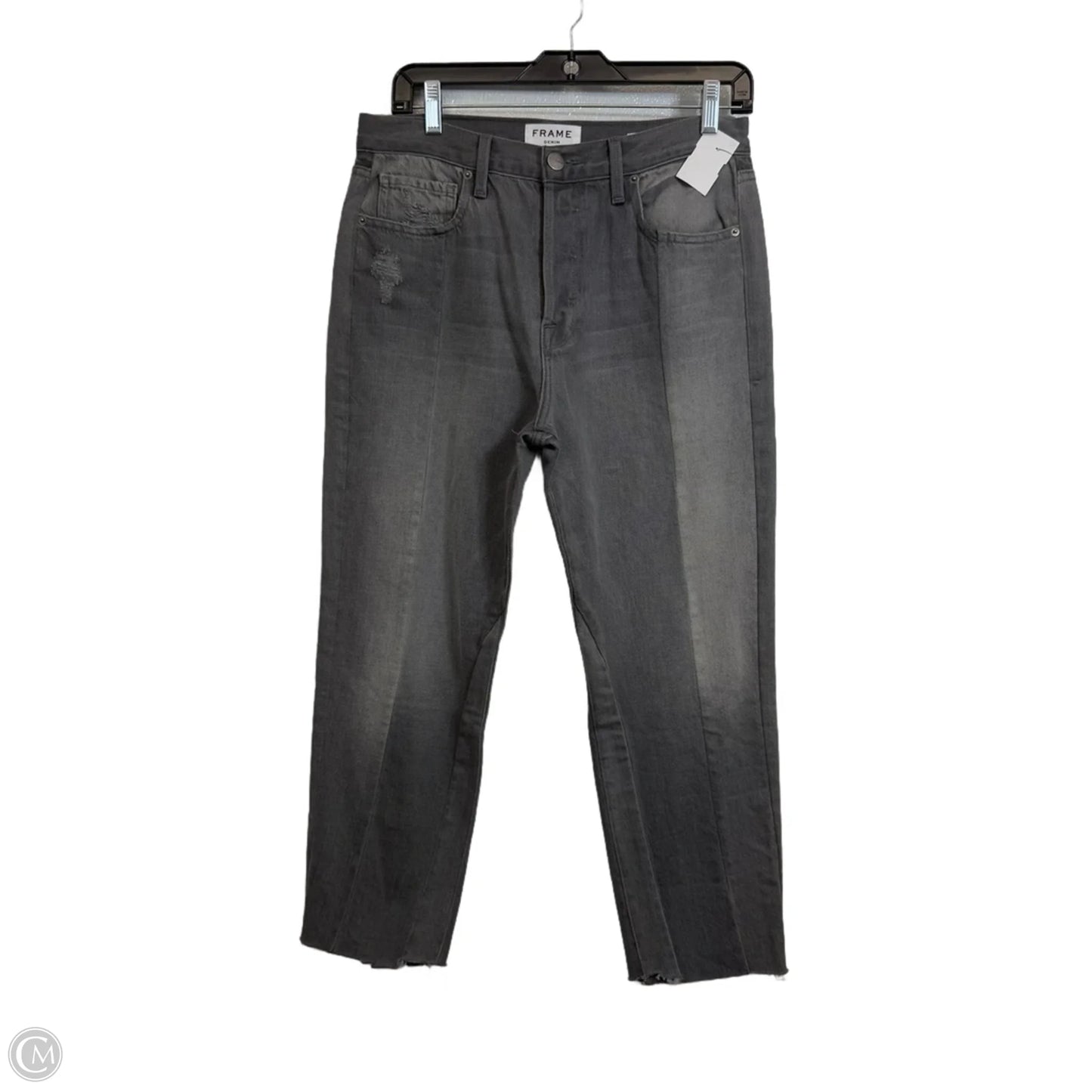 Jeans Straight By Frame In Grey, Size: 6