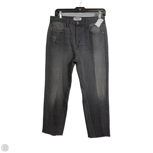 Jeans Straight By Frame In Grey, Size: 6