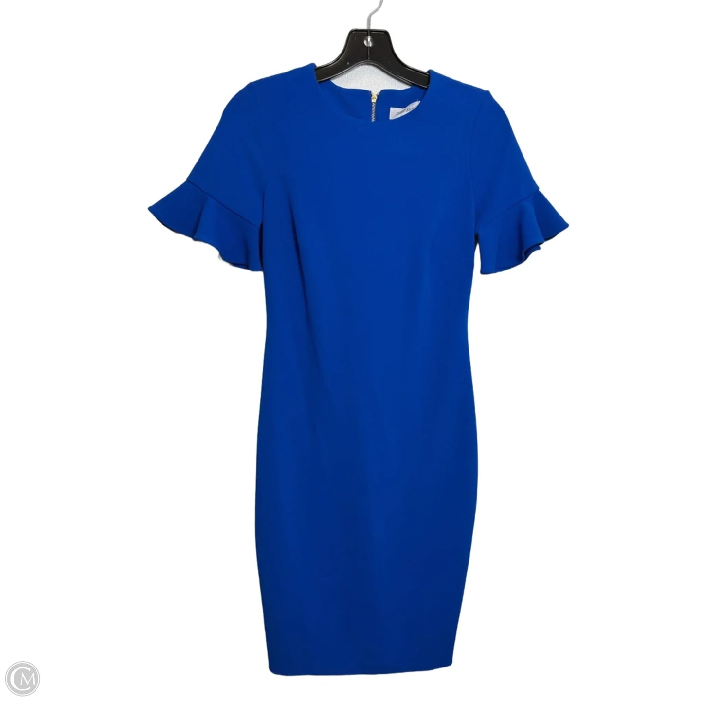 Dress Work By Calvin Klein In Blue, Size: 2