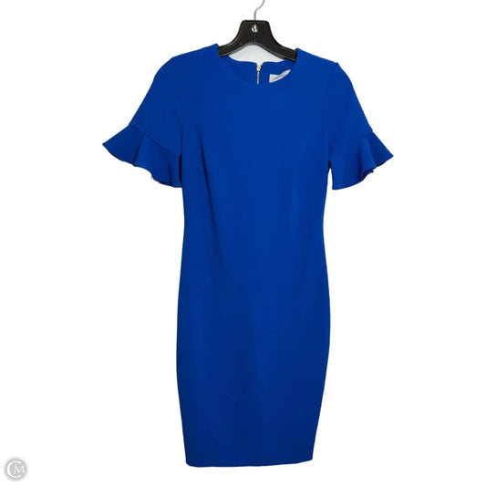 Dress Work By Calvin Klein In Blue, Size: 2