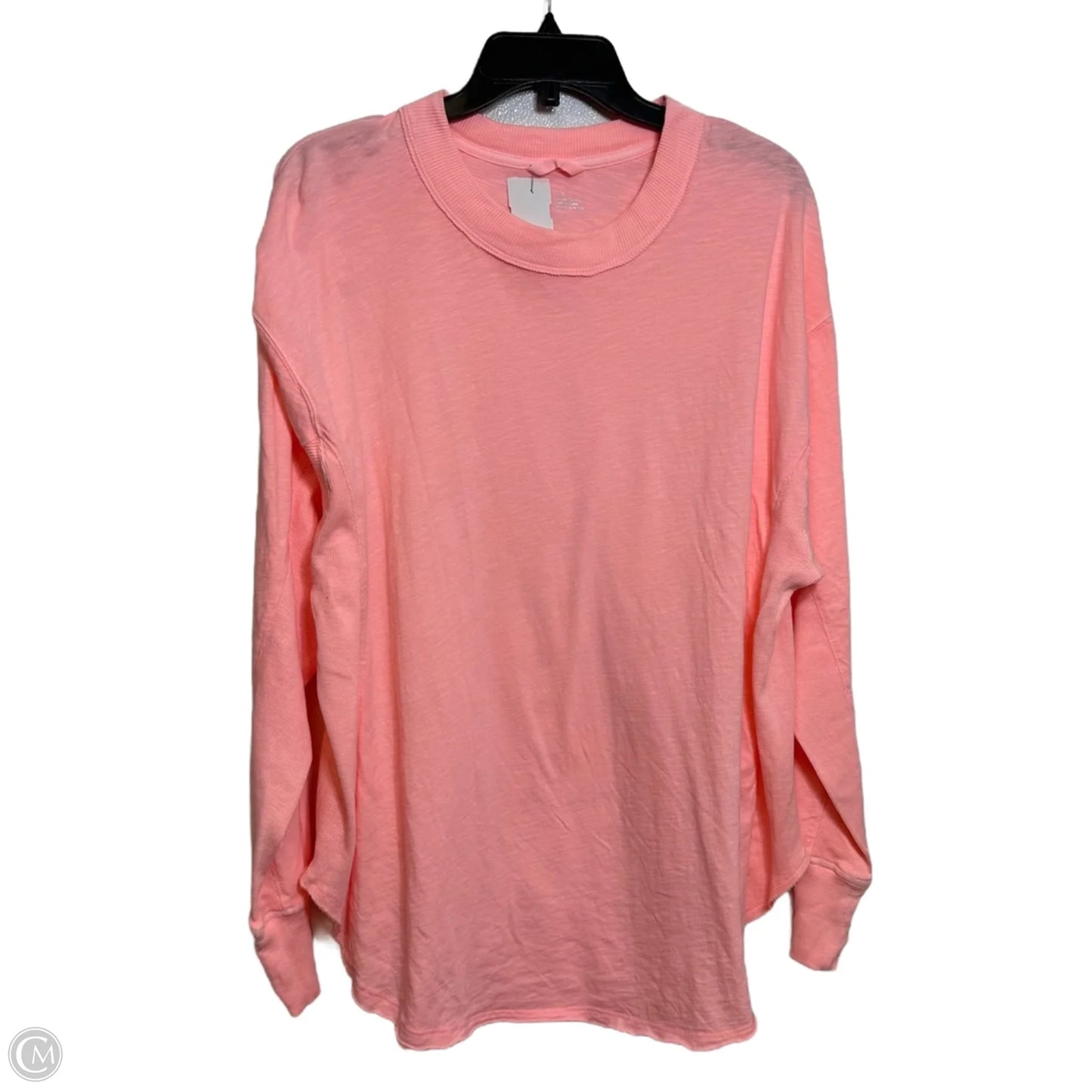 Top Long Sleeve Basic By Aerie In Pink, Size: L