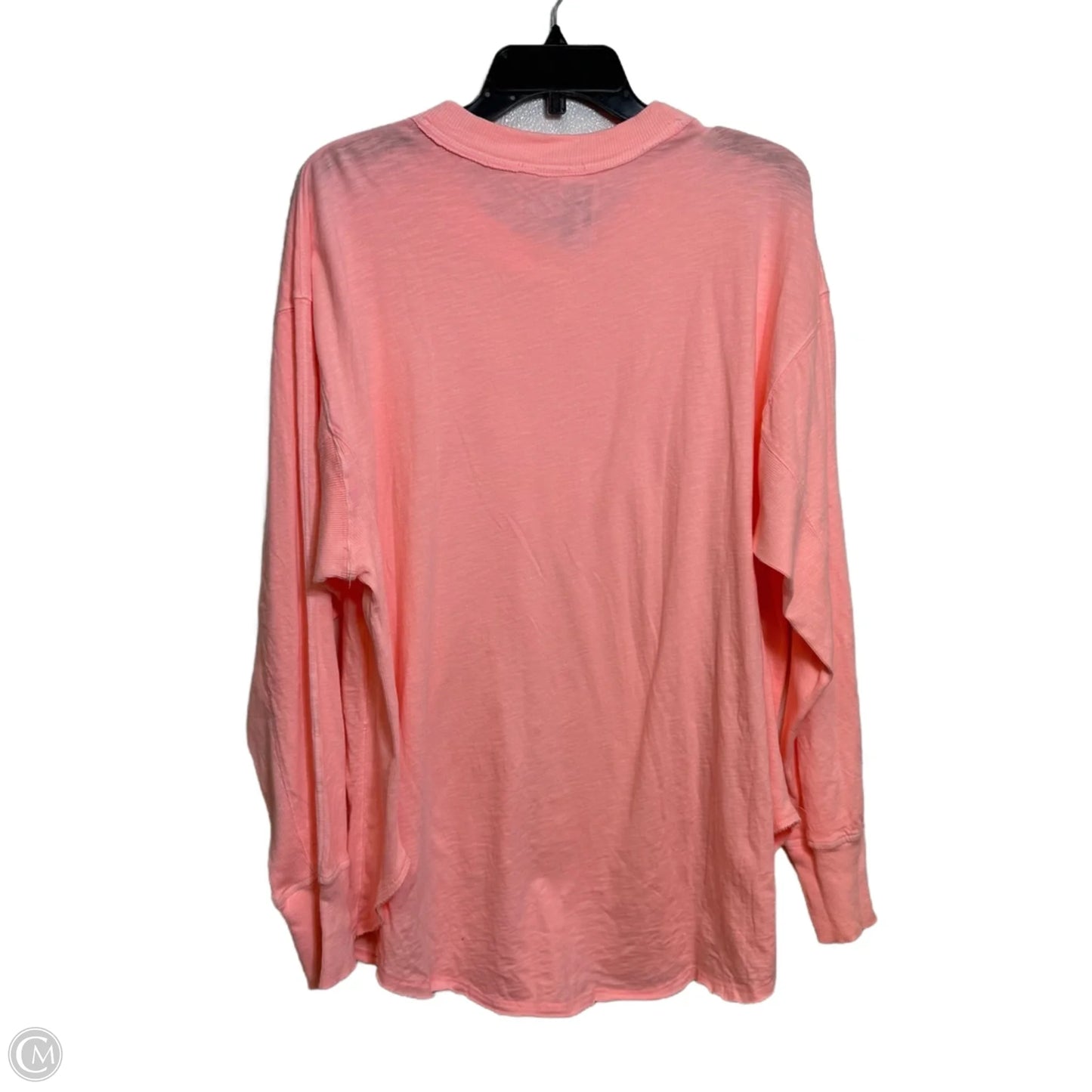 Top Long Sleeve Basic By Aerie In Pink, Size: L