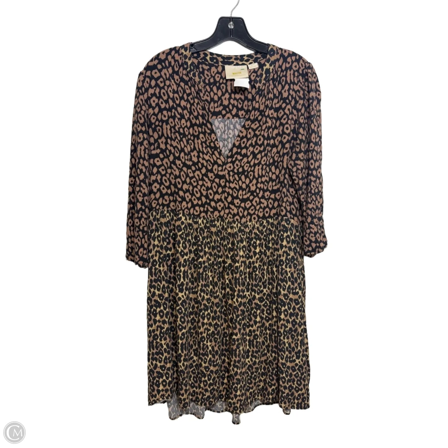 Top Long Sleeve By Maeve In Animal Print, Size: M