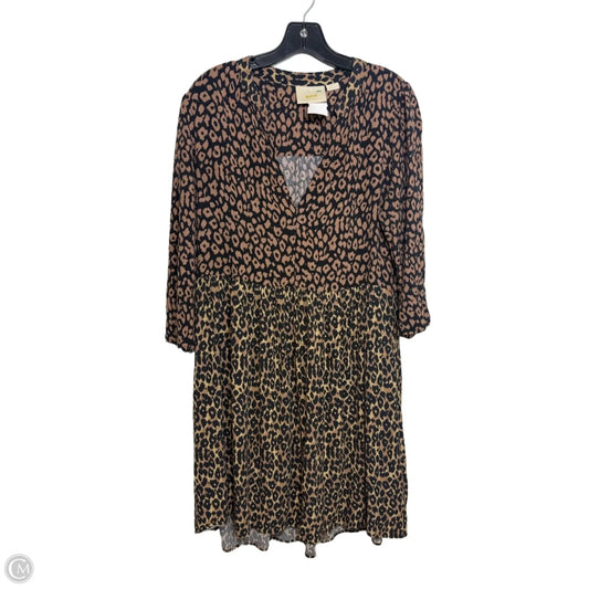 Top Long Sleeve By Maeve In Animal Print, Size: M