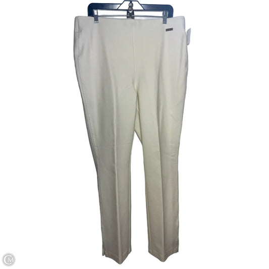 Pants Dress By Rafaella In White, Size: Xl