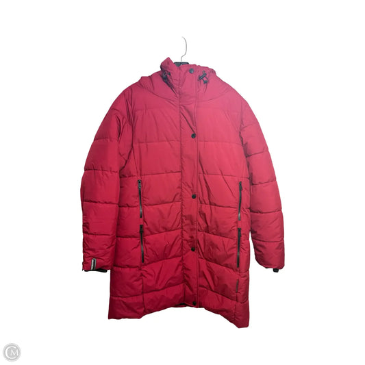 Coat Puffer & Quilted By Clothes Mentor In Red, Size: L