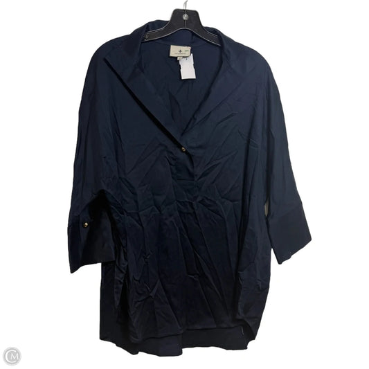 Top 3/4 Sleeve By Tuckernuck In Navy, Size: M