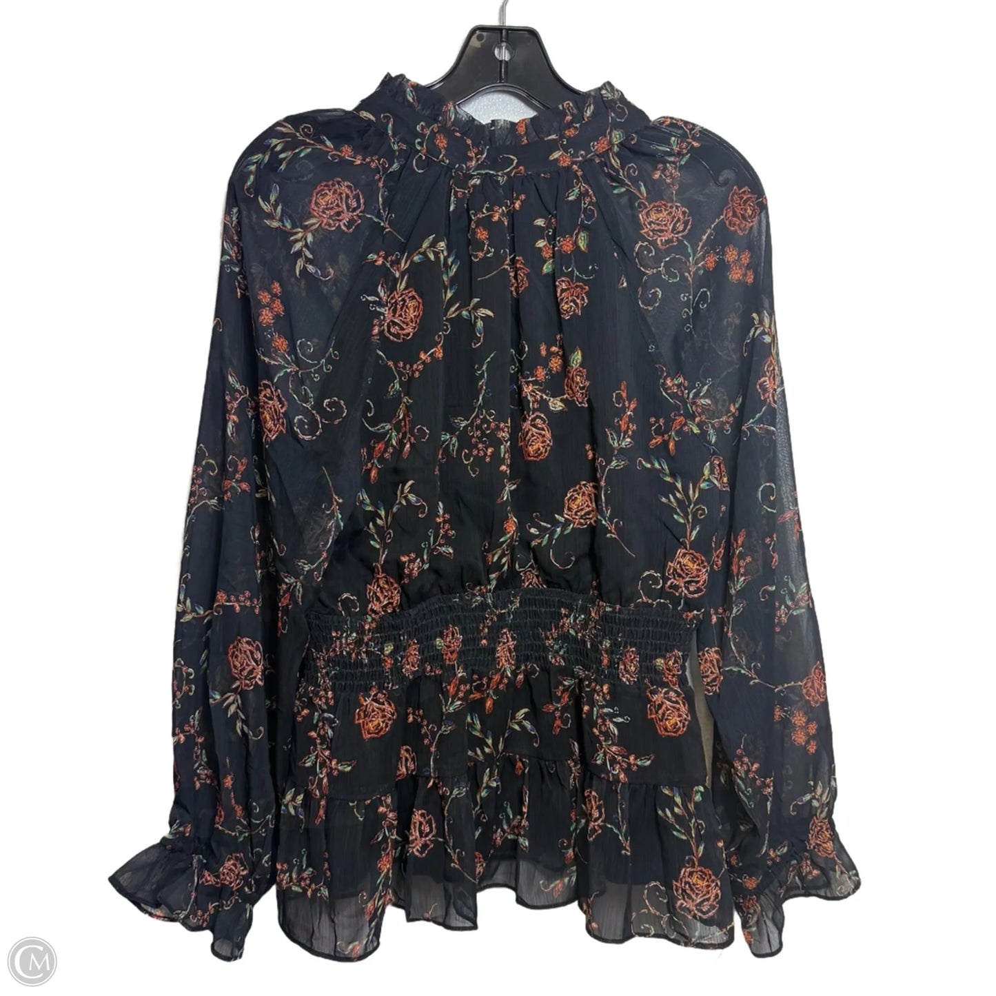 Top Long Sleeve By Venus In Multi-colored, Size: M