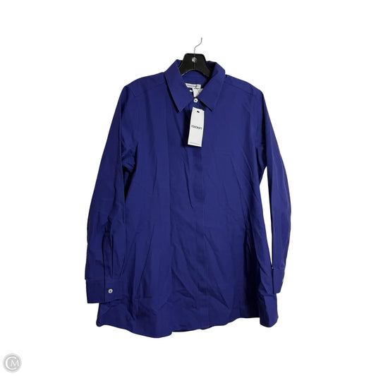 Top Long Sleeve By Foxcroft In Purple, Size: 6