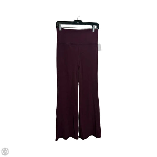 Athletic Leggings By Athleta In Maroon, Size: M