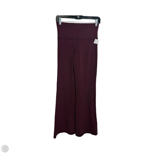 Athletic Leggings By Athleta In Maroon, Size: S