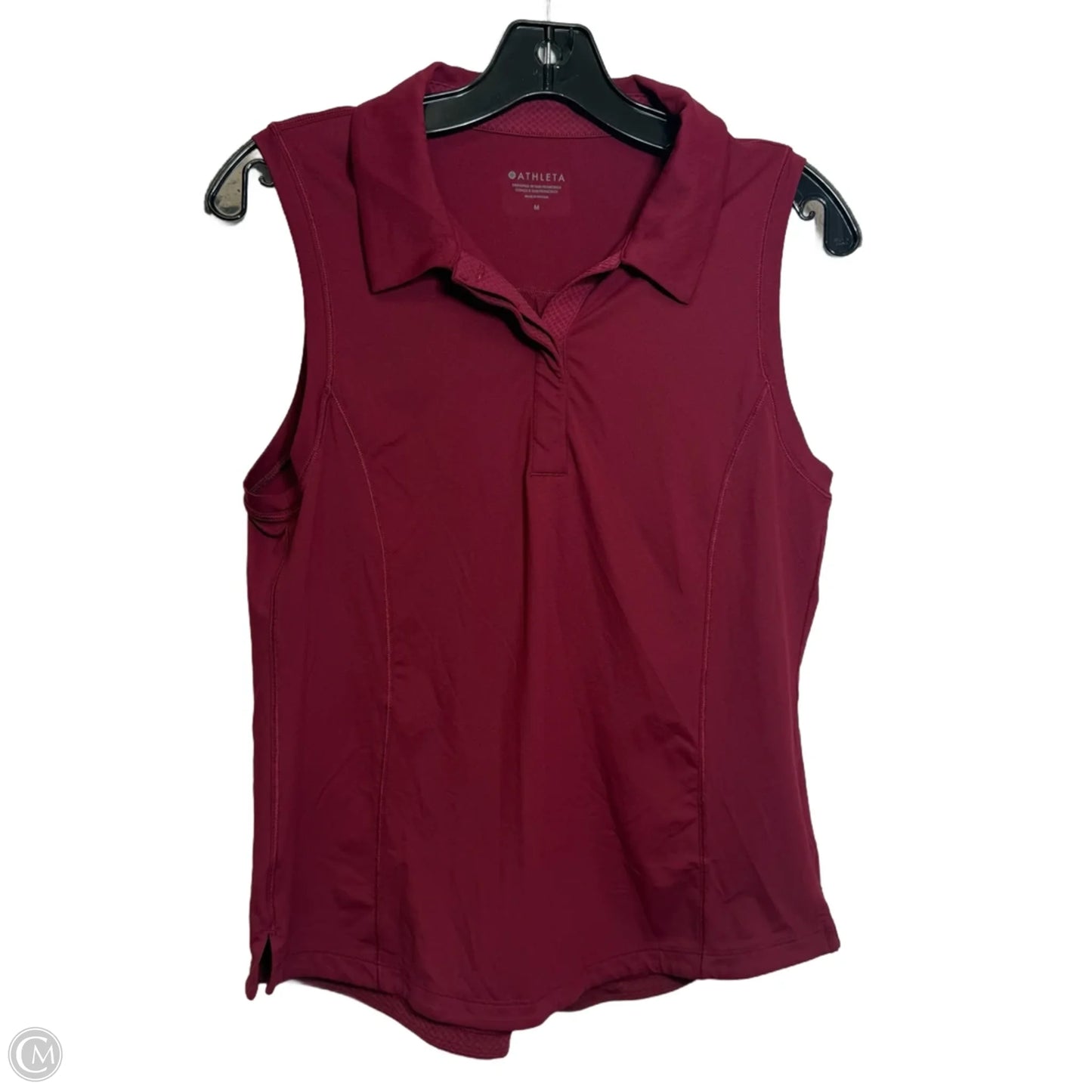 Top Sleeveless By Athleta In Red, Size: M
