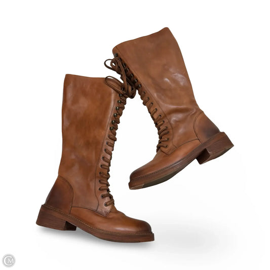 Sadelle Tall Boots By Vintage Foundry Co. In Brown, Size: 10