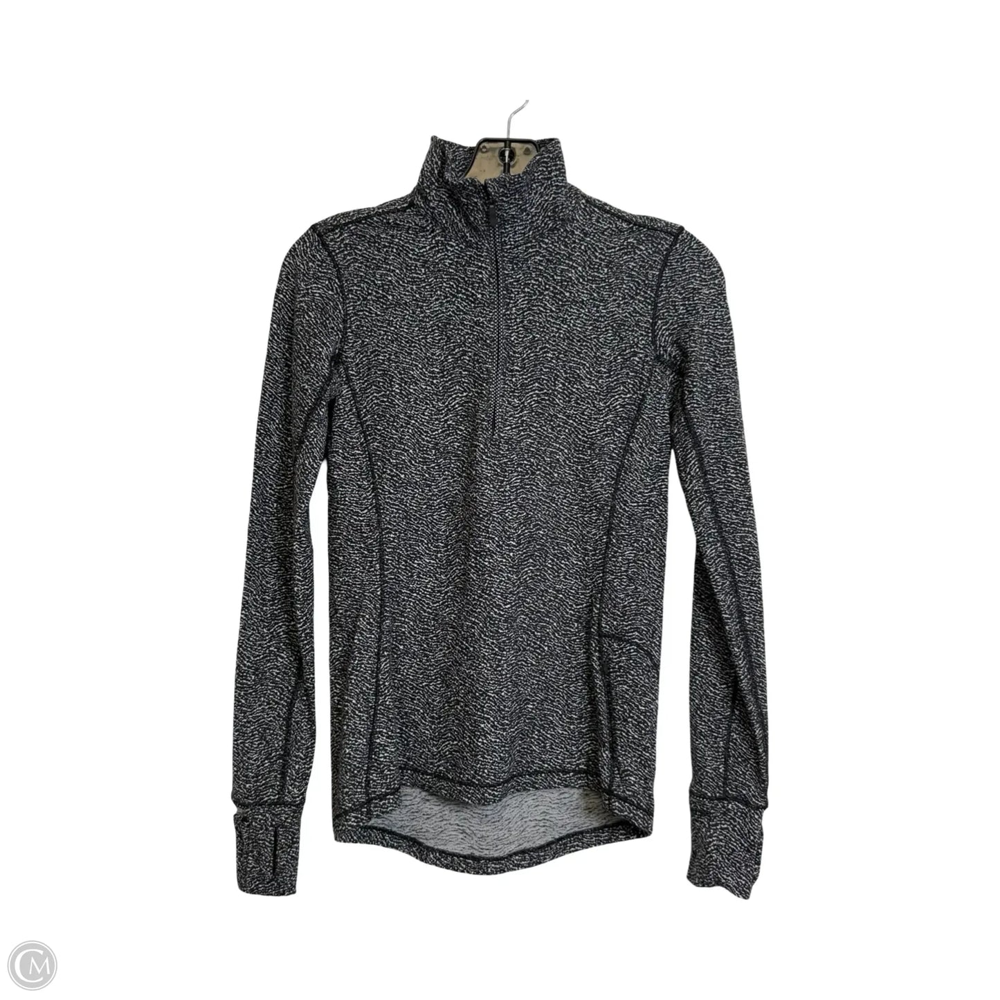 Top Long Sleeve By Lululemon In Grey, Size: S