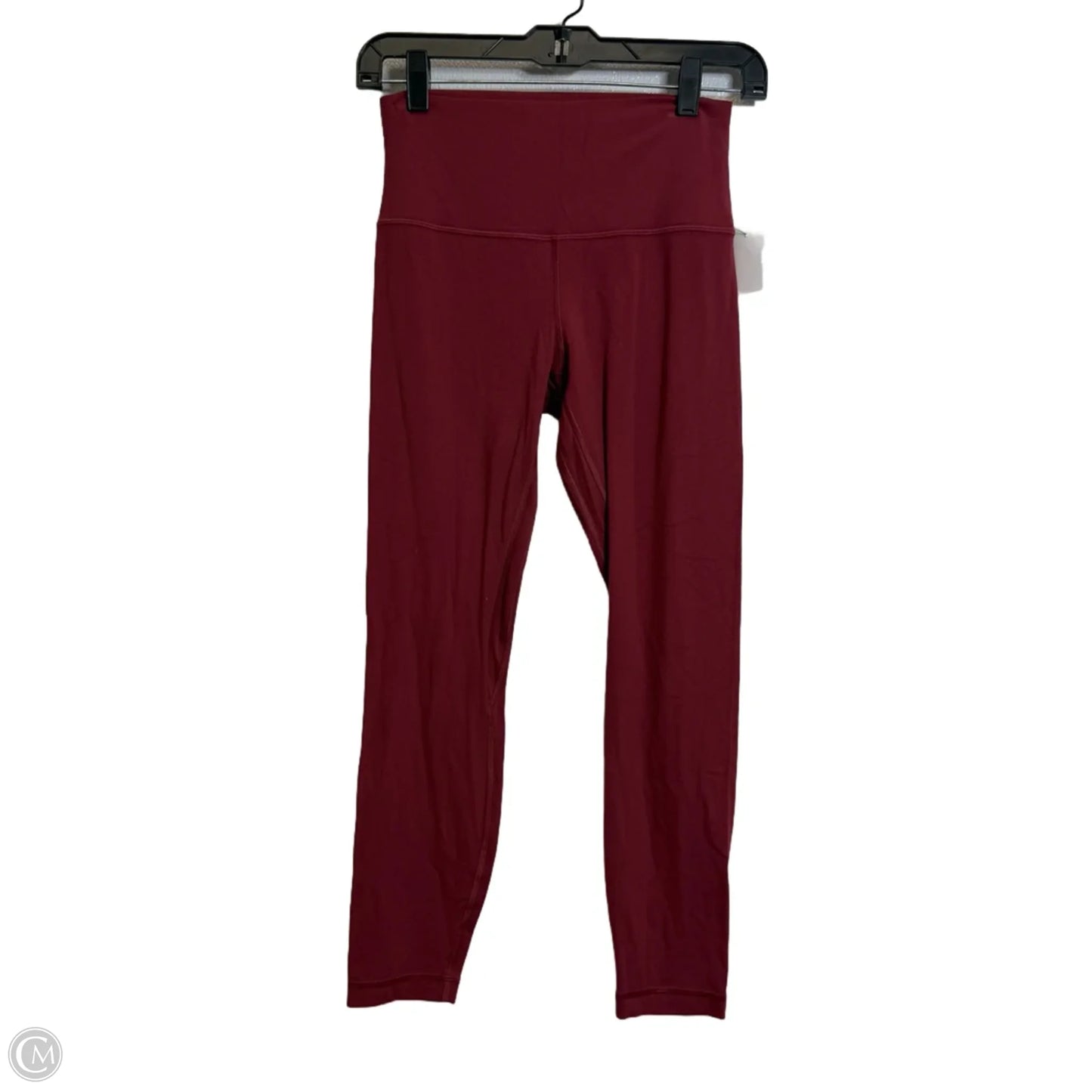 Athletic Leggings By Lululemon In Red, Size: 6