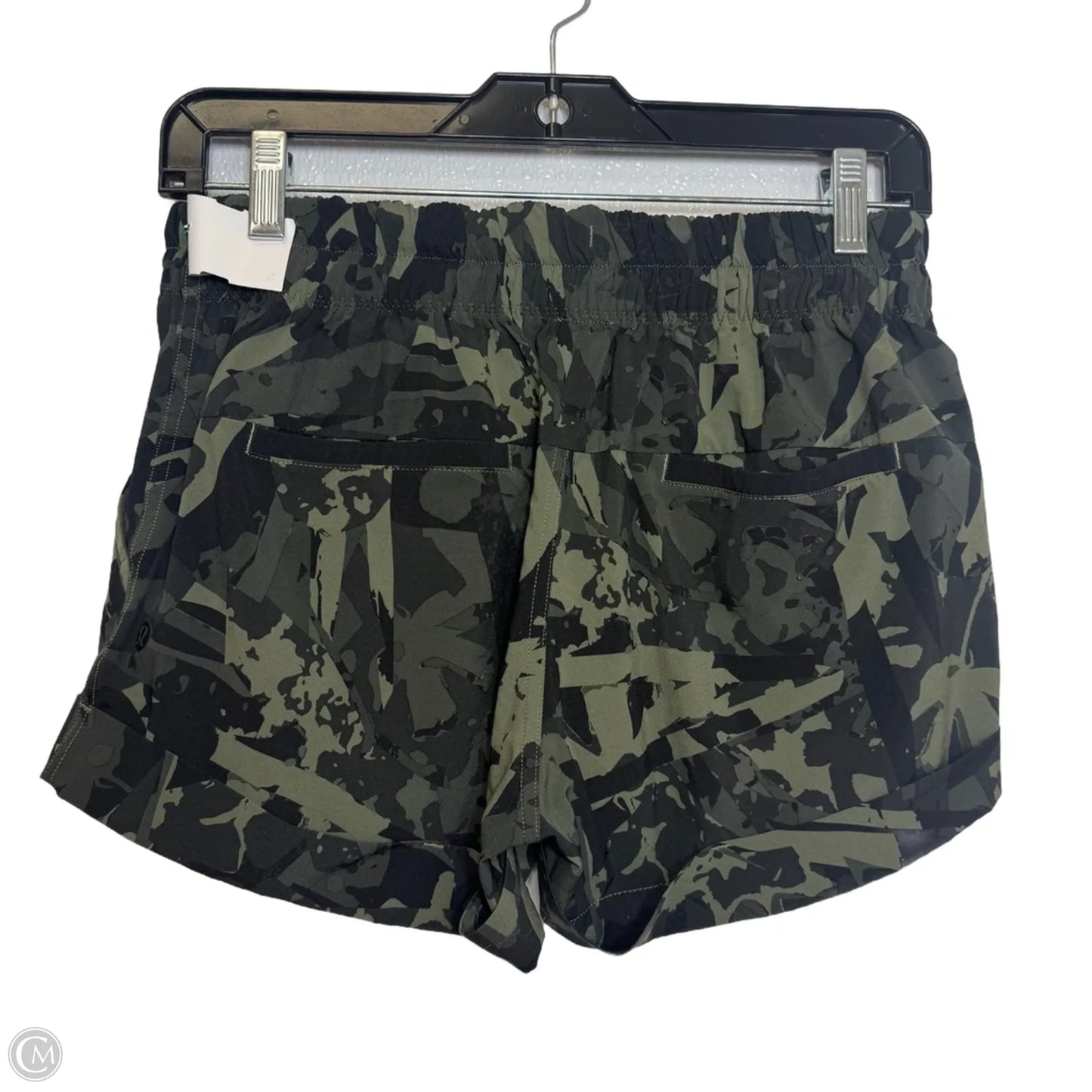 Athletic Shorts By Lululemon In Camouflage Print, Size: 6