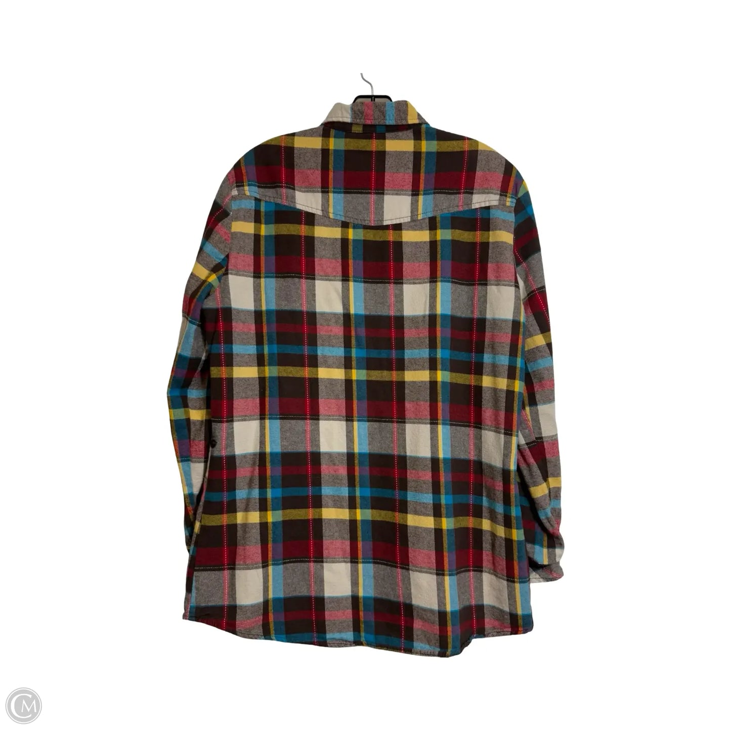 Top Long Sleeve By Clothes Mentor In Multi-colored, Size: L