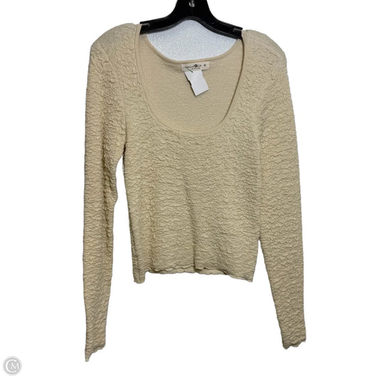 Top Long Sleeve By Natural Life In White, Size: M