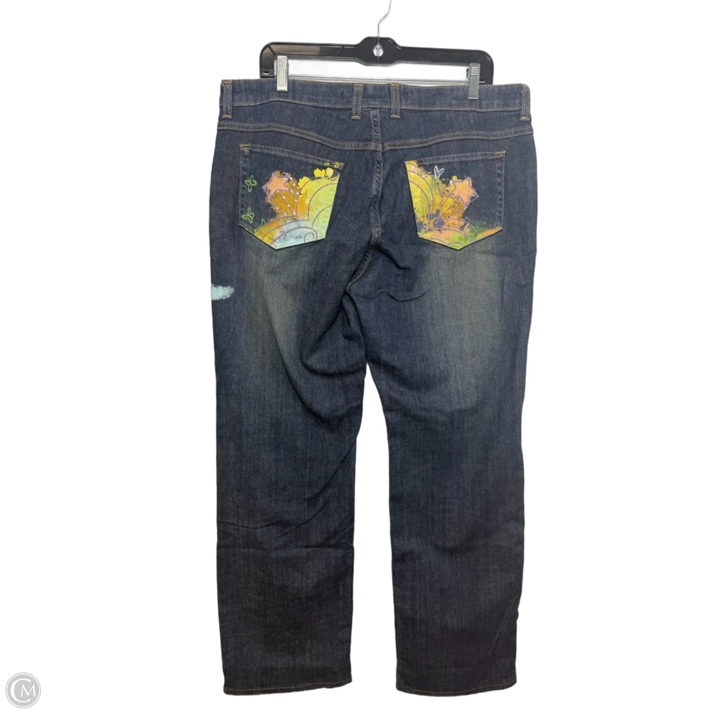 Tinkerbell Jeans Flared By Disney Store In Blue Denim, Size: 14