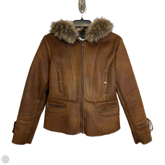 Coat Other By Clothes Mentor In Brown, Size: M