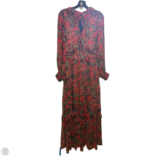 Dress Casual Maxi By Anthropologie In Floral Print, Size: S