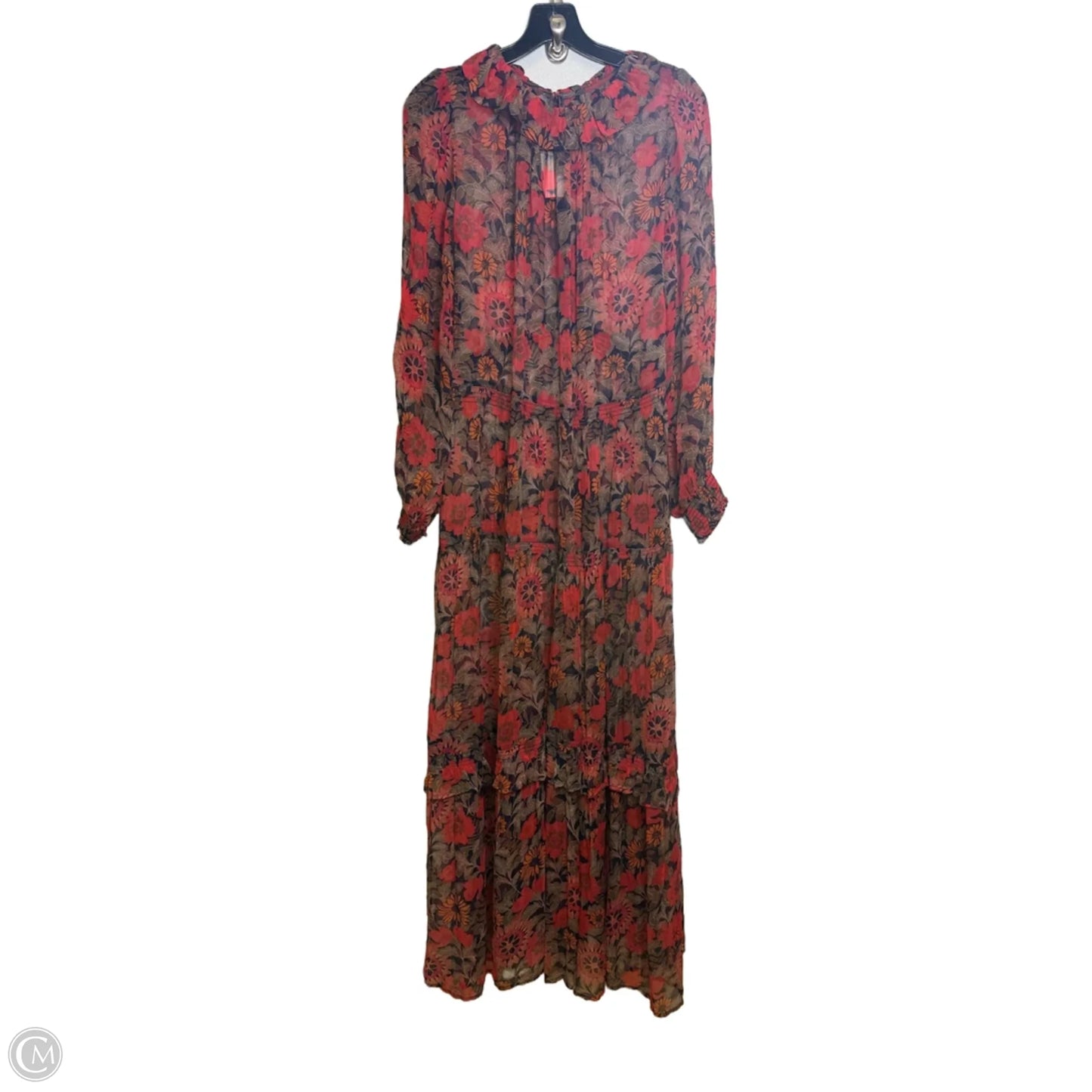 Dress Casual Maxi By Anthropologie In Floral Print, Size: S