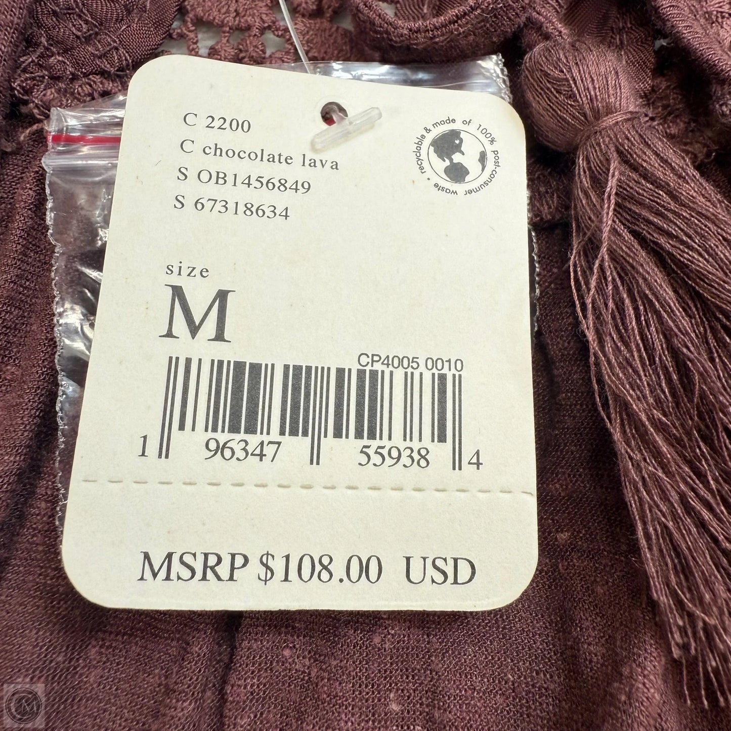 Top Short Sleeve By Free People In Red, Size: M