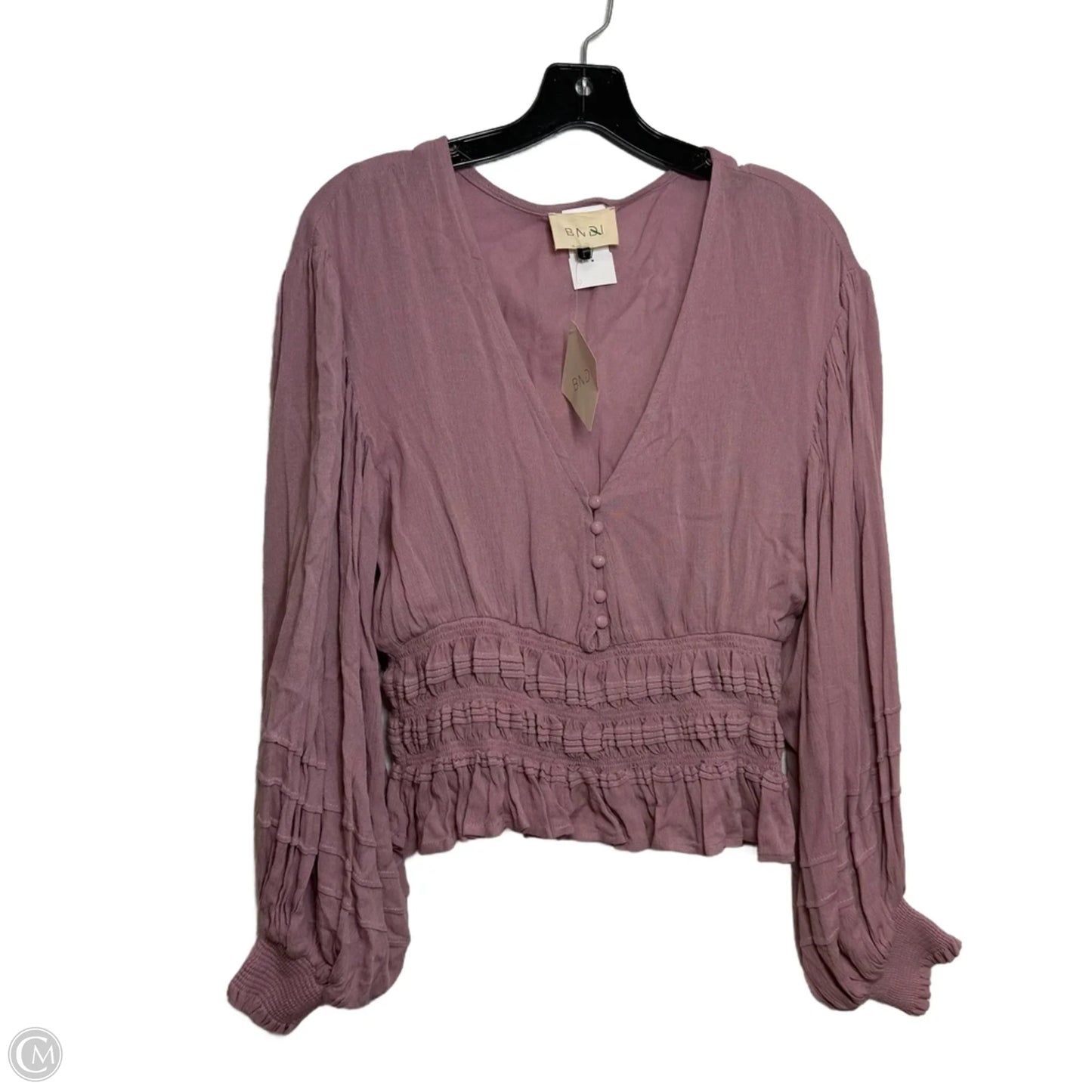 Top Long Sleeve By Clothes Mentor In Pink, Size: L