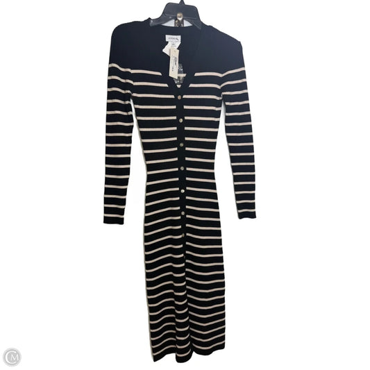 Dress Casual Maxi By Evereve In Striped Pattern, Size: S