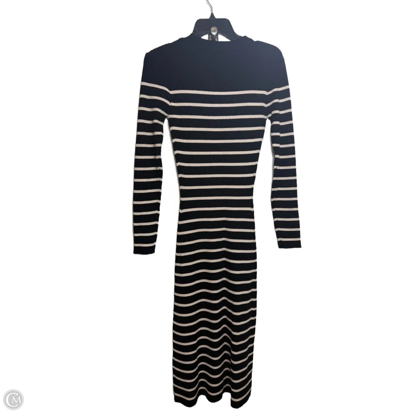 Dress Casual Maxi By Evereve In Striped Pattern, Size: S