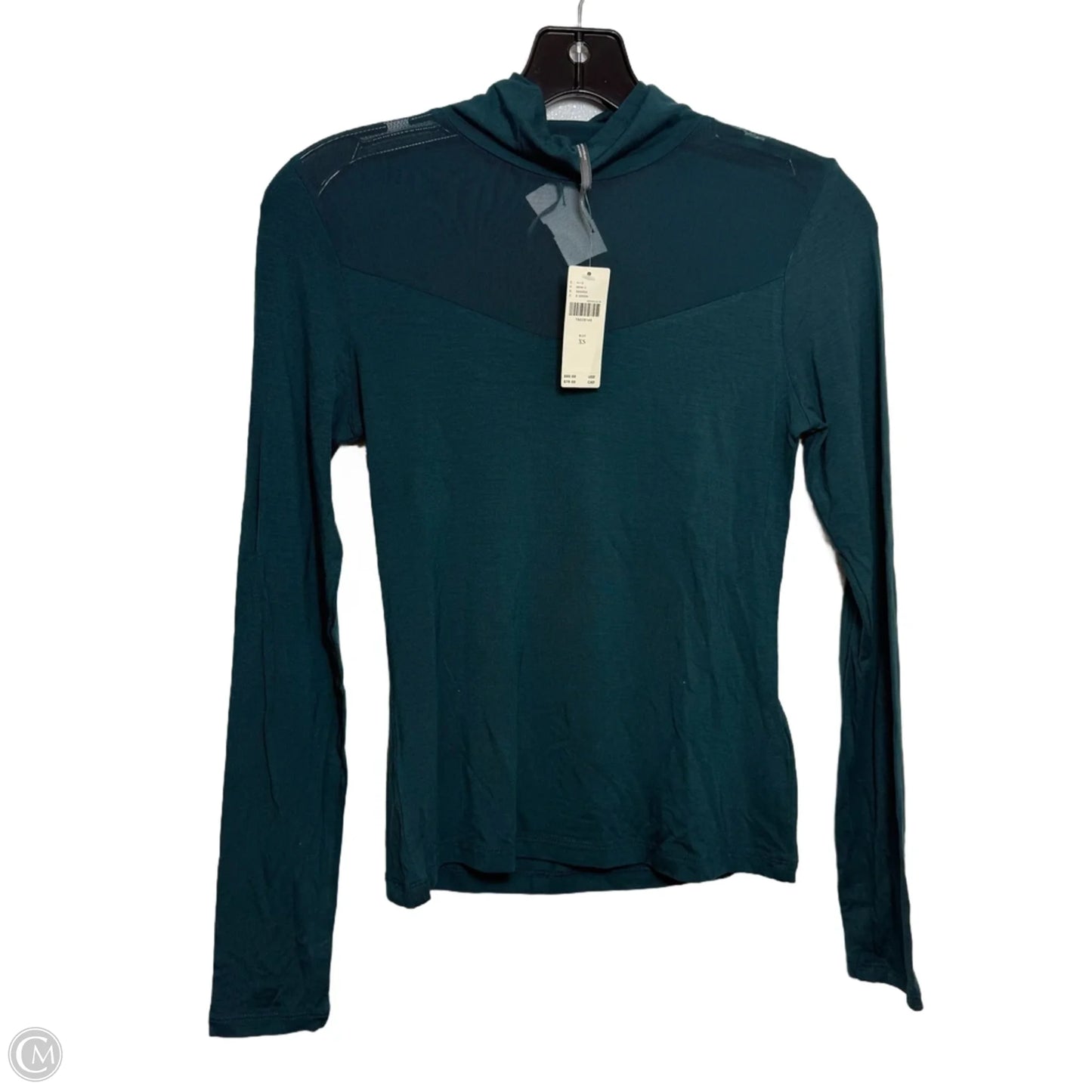 Top Long Sleeve By Anthropologie In Green, Size: Xs