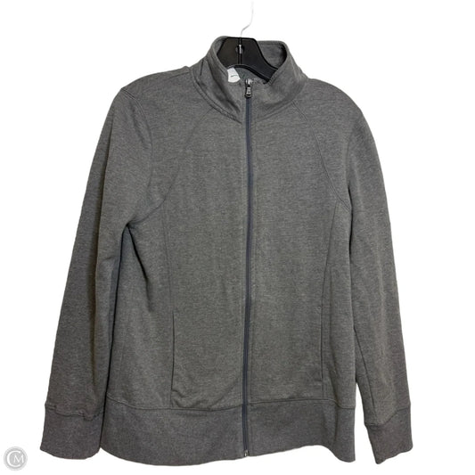Athletic Jacket By Tek Gear In Grey, Size: M