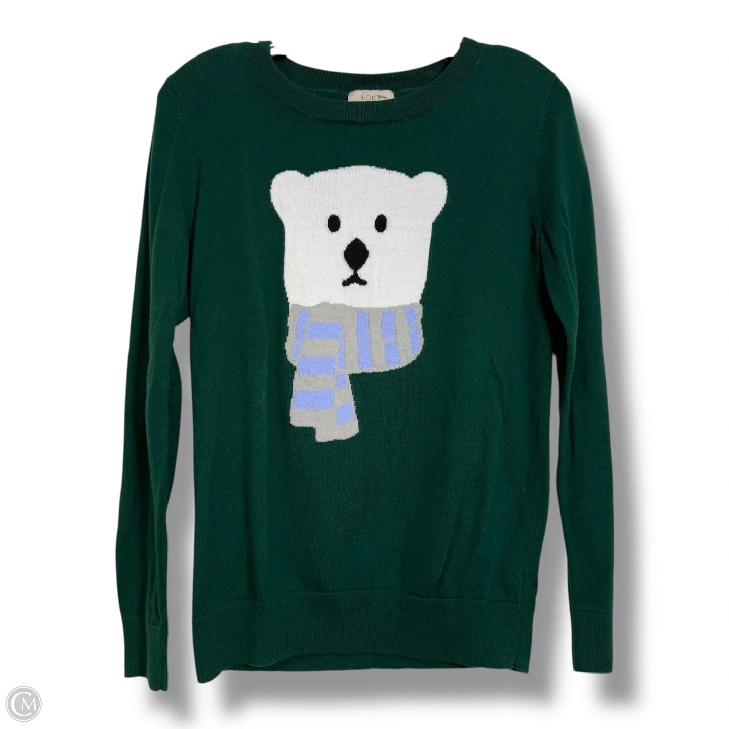 Sweater By Loft In Green, Size: M