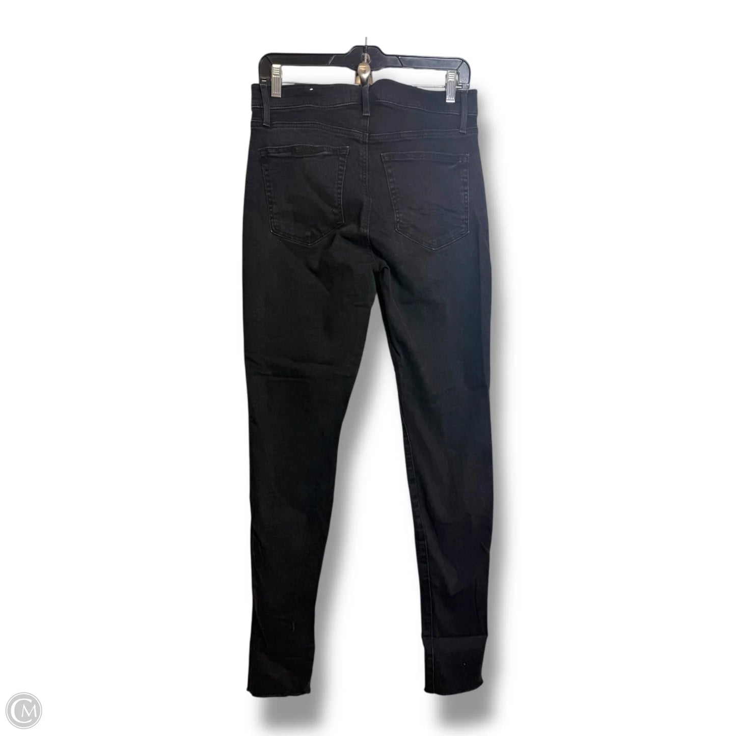 Jeans Skinny By Loft In Black Denim, Size: 6