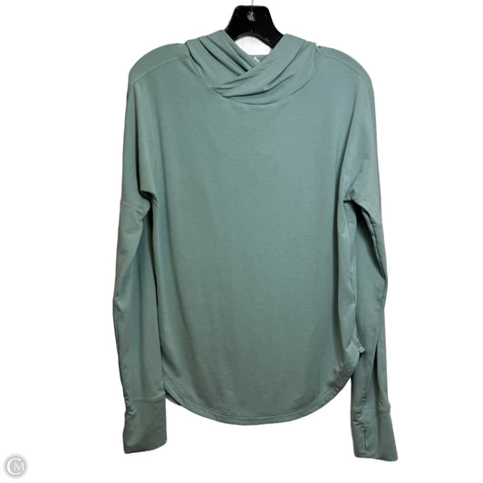 Athletic Top Long Sleeve Hoodie By Rei In Green, Size: S