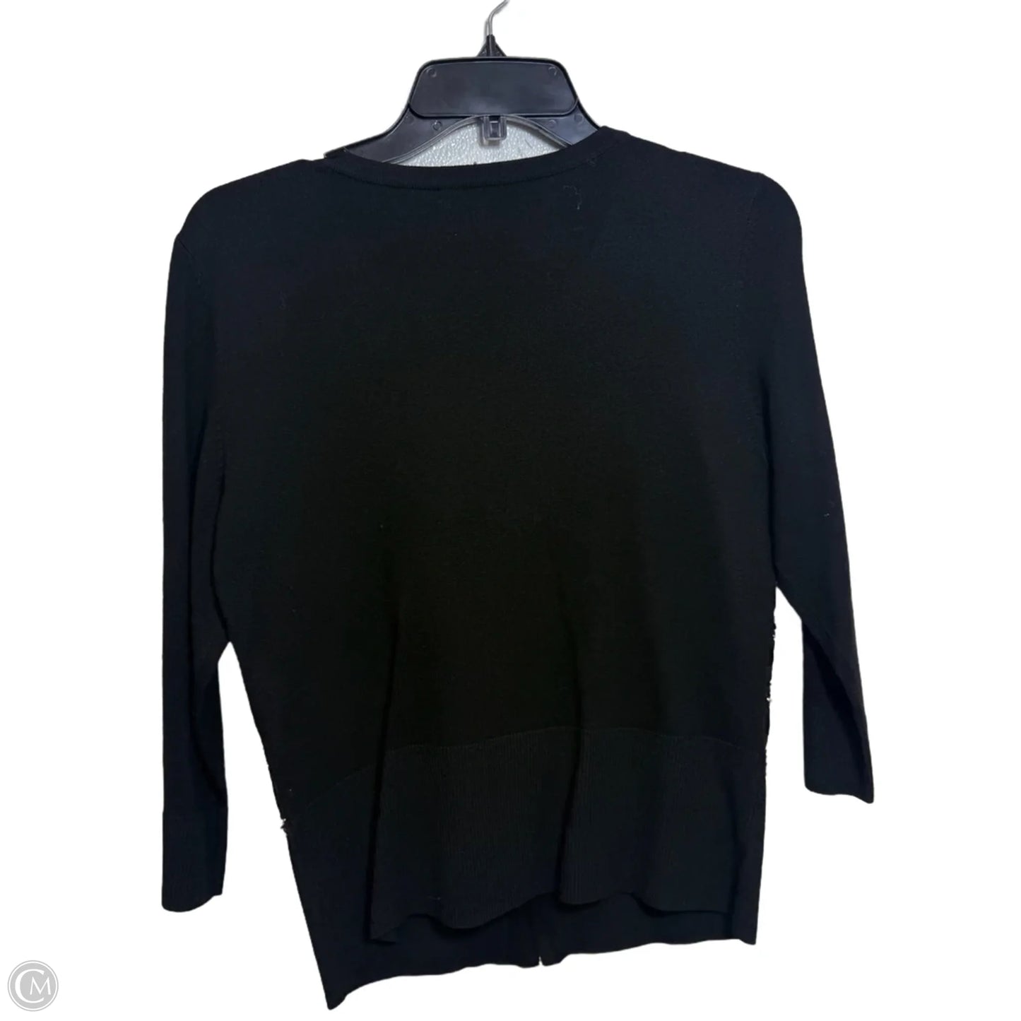 Top Long Sleeve By White House Black Market In Black, Size: S