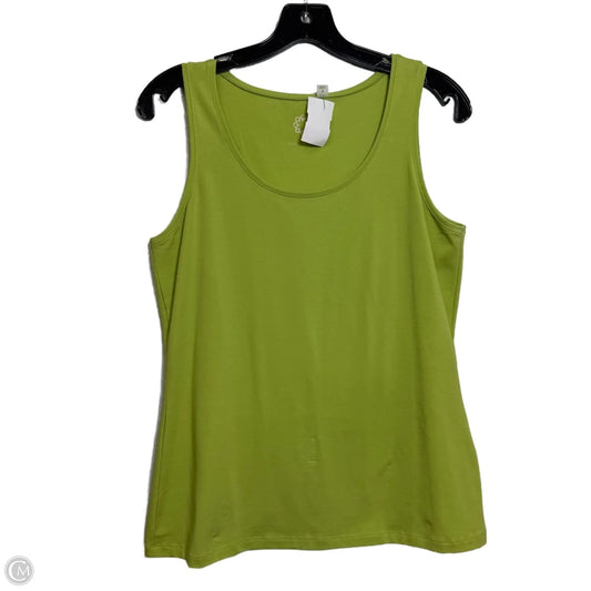 Athletic Tank Top By Amber Sun In Green, Size: S