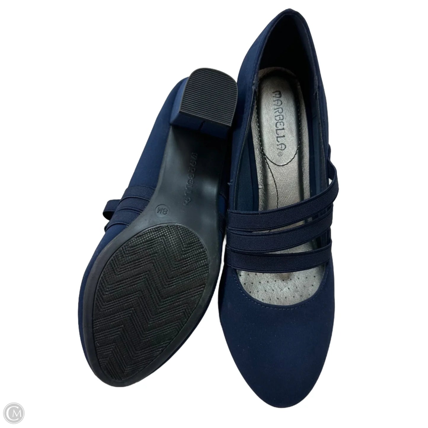 Shoes Heels Block By Clothes Mentor In Navy, Size: 8