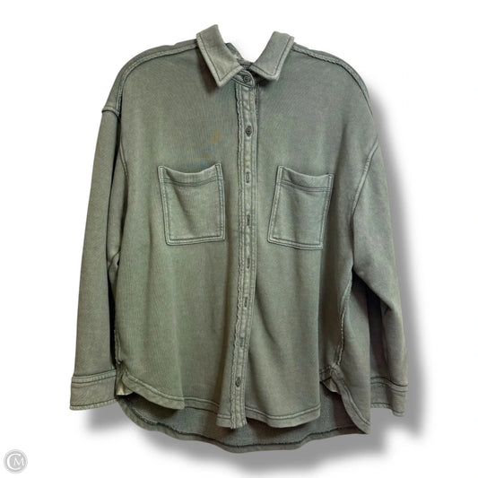 Top Long Sleeve By Aerie In Green, Size: Xs