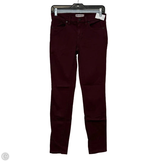 Pants Other By Madewell In Maroon, Size: 2