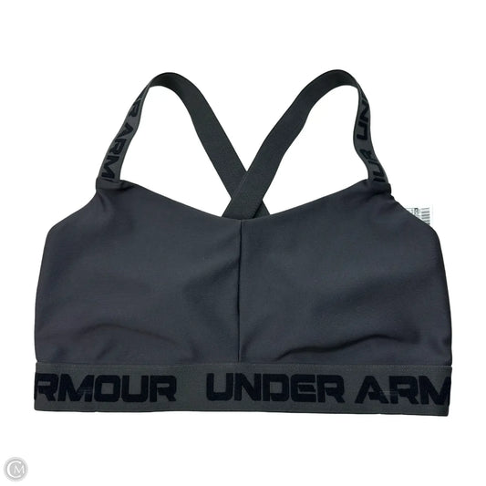 Athletic Bra By Under Armour In Grey, Size: L