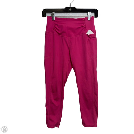 Athletic Leggings By Free People In Pink, Size: Xs