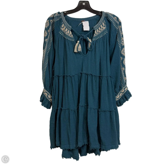 Dress Casual Midi By Free People In Blue, Size: M