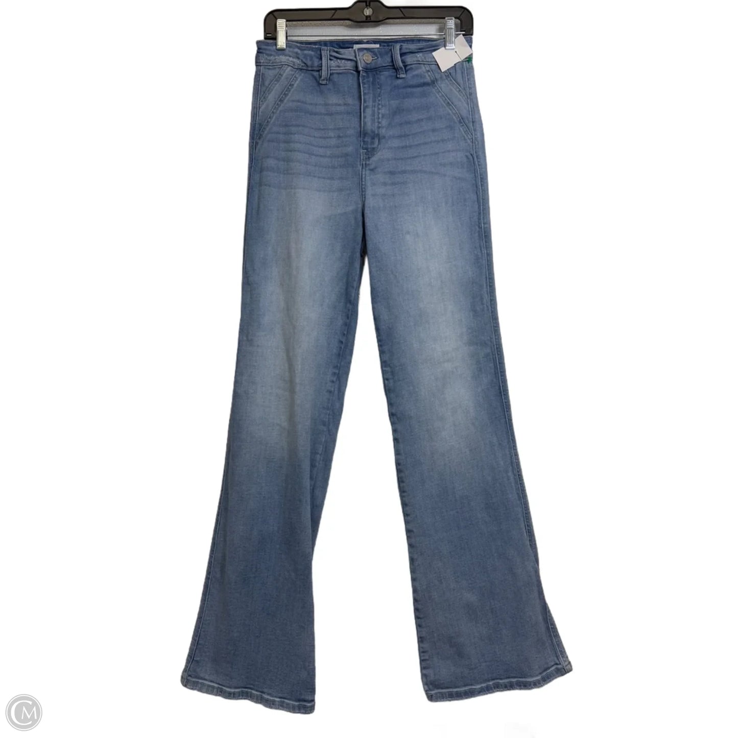 Jeans Flared By Kancan In Blue Denim, Size: 6